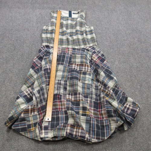 Polo Ralph Lauren Dress Girls Size 6 Plaid Sleeveless Patchwork Summer Casual - Picture 7 of 14