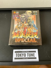 SNK Neo Geo Neogeo AES Console System ROM w/ 2 Stick Controllers Set Soft