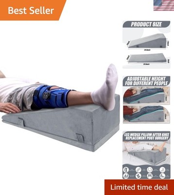 Leg Elevation Pillows for After Surgery, Adjustable Height Knee Surgery Recov...