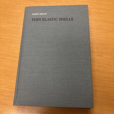 1967 Thin Elastic Shells Harry Kraus Structural Engineering HC