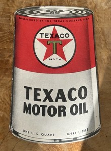 Vintage Texaco Motor Oil Booklet Quart For A Quarter
