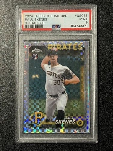 Paul Skenes ROOKIE 2024 Topps Chrome X-Fractor PSA 9 MINT
