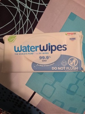 2 Packages, Water Wipes, The World's Purest Baby Wipes, 60 Ct., 05/ 26. 