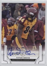 2015 Leaf Draft Auto Titus Davis #BA-TD1 Auto 1u6