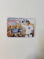 2022 Topps Baseball Aaron Judge Postcard Insert SD4723