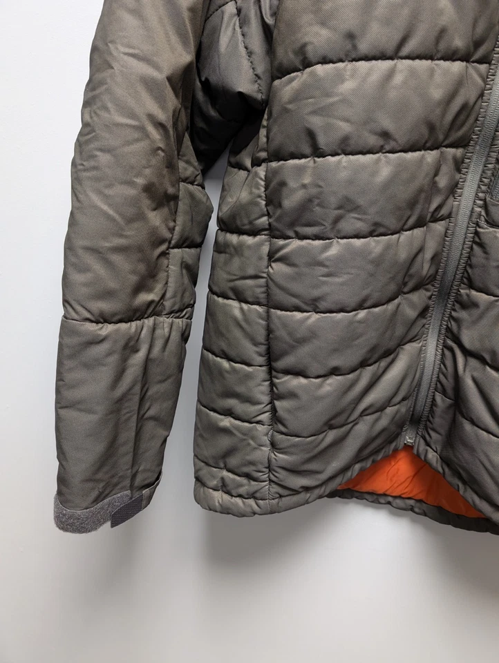 Simms Fishing Gear Primaloft Insulated Coat Jacket Size L Dark Khaki Olive Green - Image 4 of 4