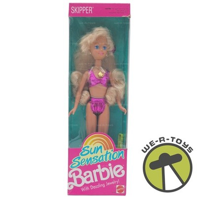 Barbie Sun Sensation Skipper Doll 1991 Mattel 1446 NEW
