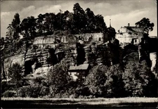 RPPC Sloup v Cechach Castle vintage postcard c868
