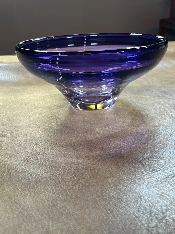 紫色收藏品玻璃花瓶| eBay