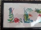 Vintage 2006 Signed Korean Folk Art Name Painting Framed  — photo 5