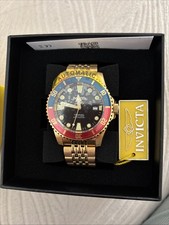 Invicta Pro Diver Pepsi Bezel Automatic Gold Dial Men's Watch Model: 39760