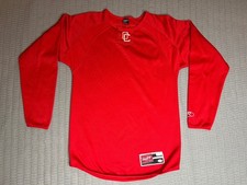 Rawlings Men's Vintage Baseball Jersey Red Polyester XS