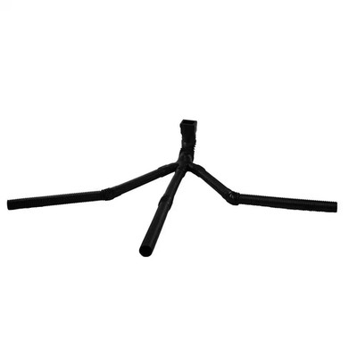 Triflex 24 In. Extensions Black Vinyl Downspout Extensions