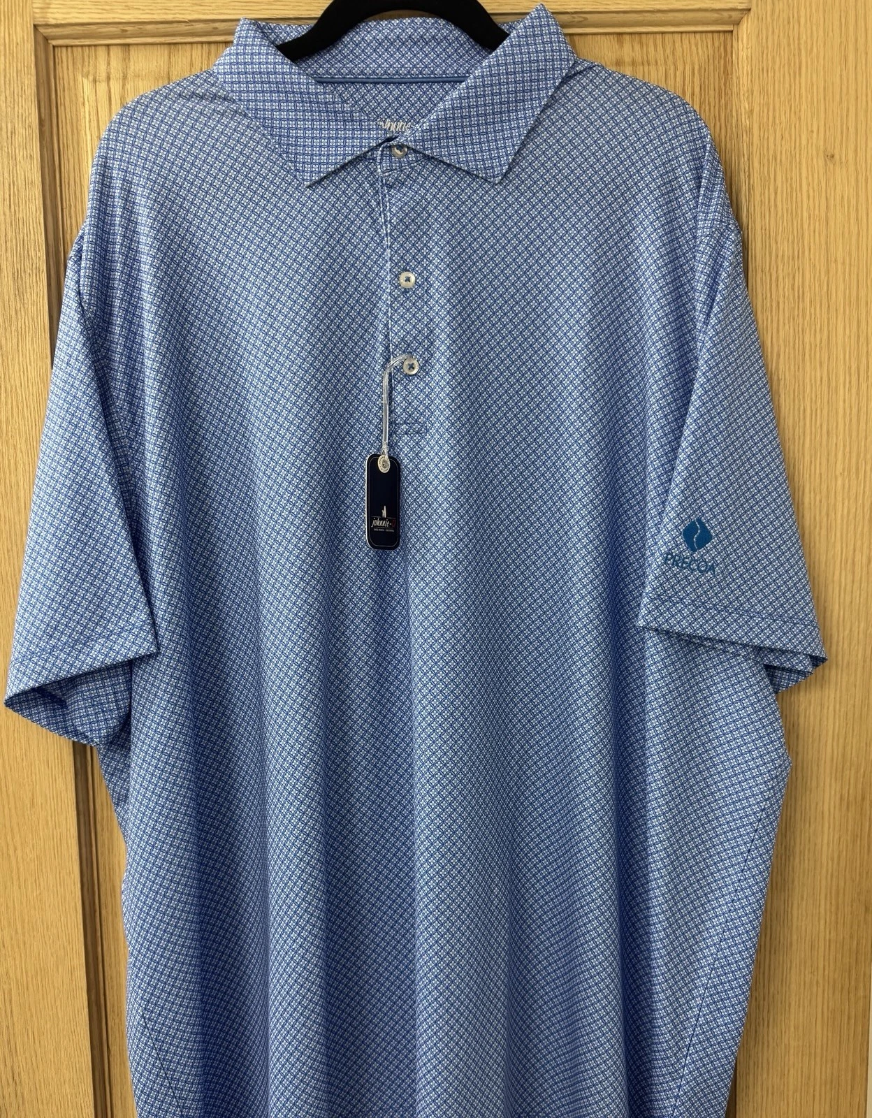 Johnnie-O Willfred Pipeline Performance Printed Polo Size 3XLT Golf Logo