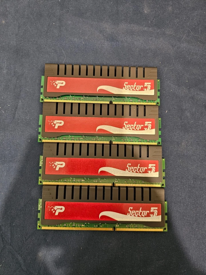 4x4 GB Patriot Sector 5 DDR3 Desktop RAM Kit (1333 MHz, 16 GB Total) - TESTED - Image 2 of 2