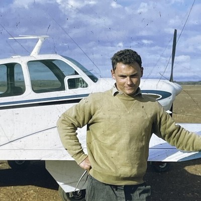 RETRO Film Photo Slide Art Cafe Junk 60s 70s Farm Pilot Private Plane Lesson Aus