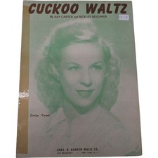 Cuckoo Waltz 1948 Sheet Music Evelyn Knight Ray Carter Bickley Reichner