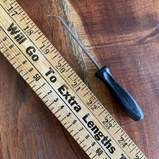 Snap On Mini Hook Pick Tool W/Black Screwdriver Handle 3ASH45A