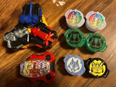 Kamen Rider Geats Raise Buckle Core ID Lot Gigant KingOhger 8pc Set Tested Japan