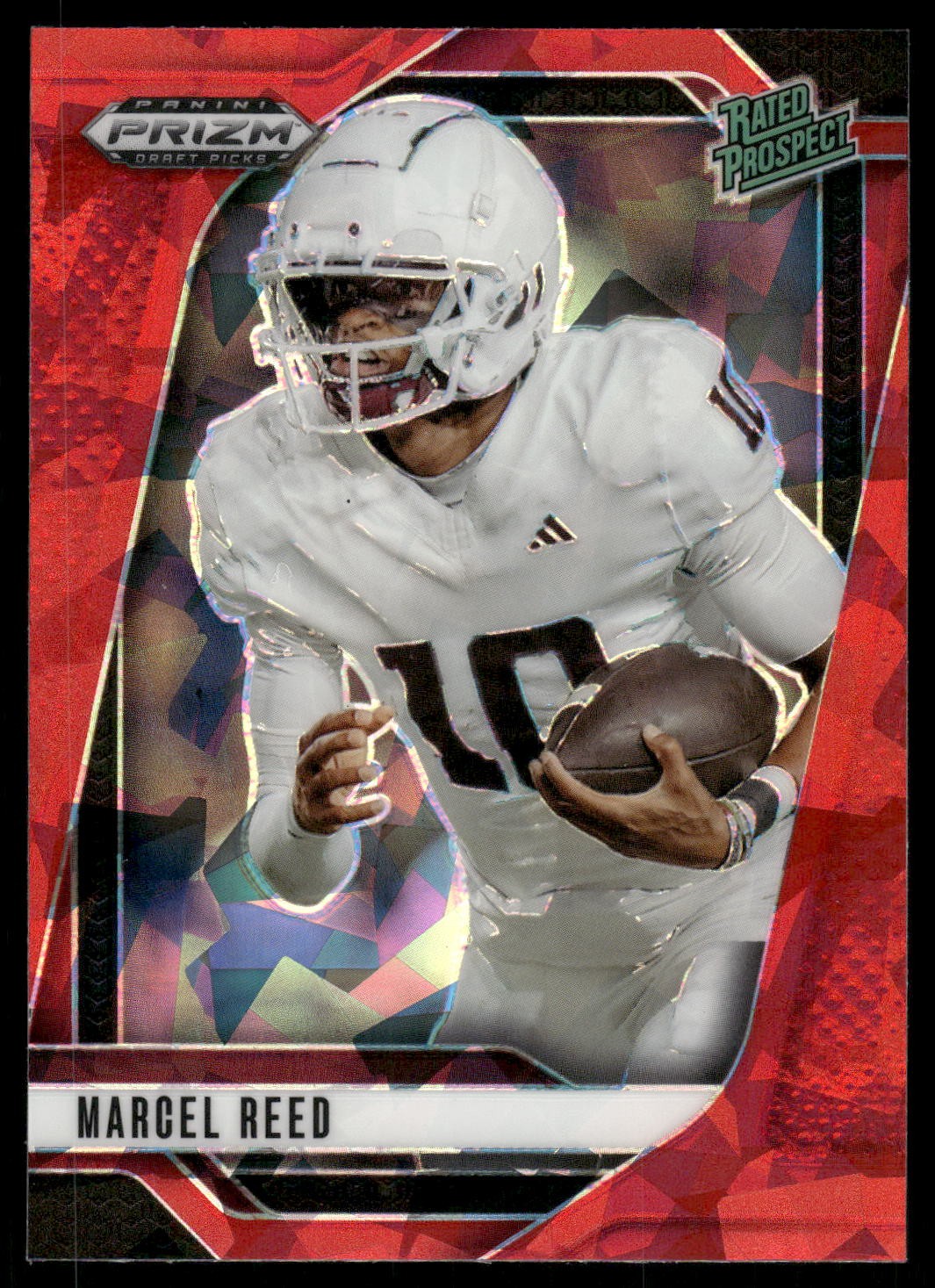 Marcel Reed 2025 Panini Prizm Draft Picks #167 Prizms Red Ice