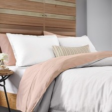 Egyptian Cotton Duvet Cover Cal King Reversible Series 1 Duvet Cover  2 Pill...