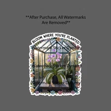 Garden Quote Sticker Waterproof Decal Greenhouse Plants Flower Floral Gift NEW