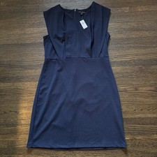 Banana Republic Navy Women's Sleeveless Midi Dress NWT Size M