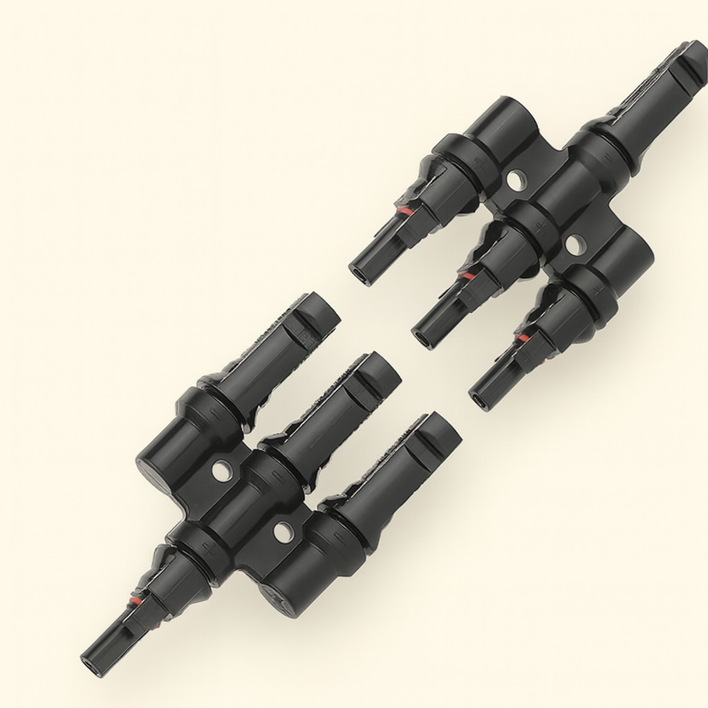 Solar Panel Connector 3 Way Branch MMMF/FFFM - Parallel One 