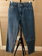 Levi's 550 Womens Blue Jeans Size 8 Petite PET M Relaxed Fit Tapered Leg Vintage