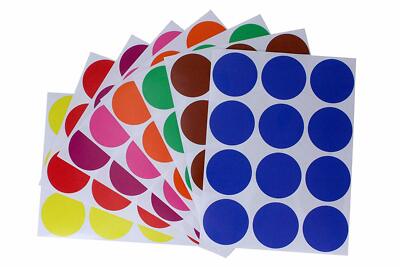Dot Stickers 1.5 Inch 38mm for Home Office Projects Crafts Art Labels 96 Pack