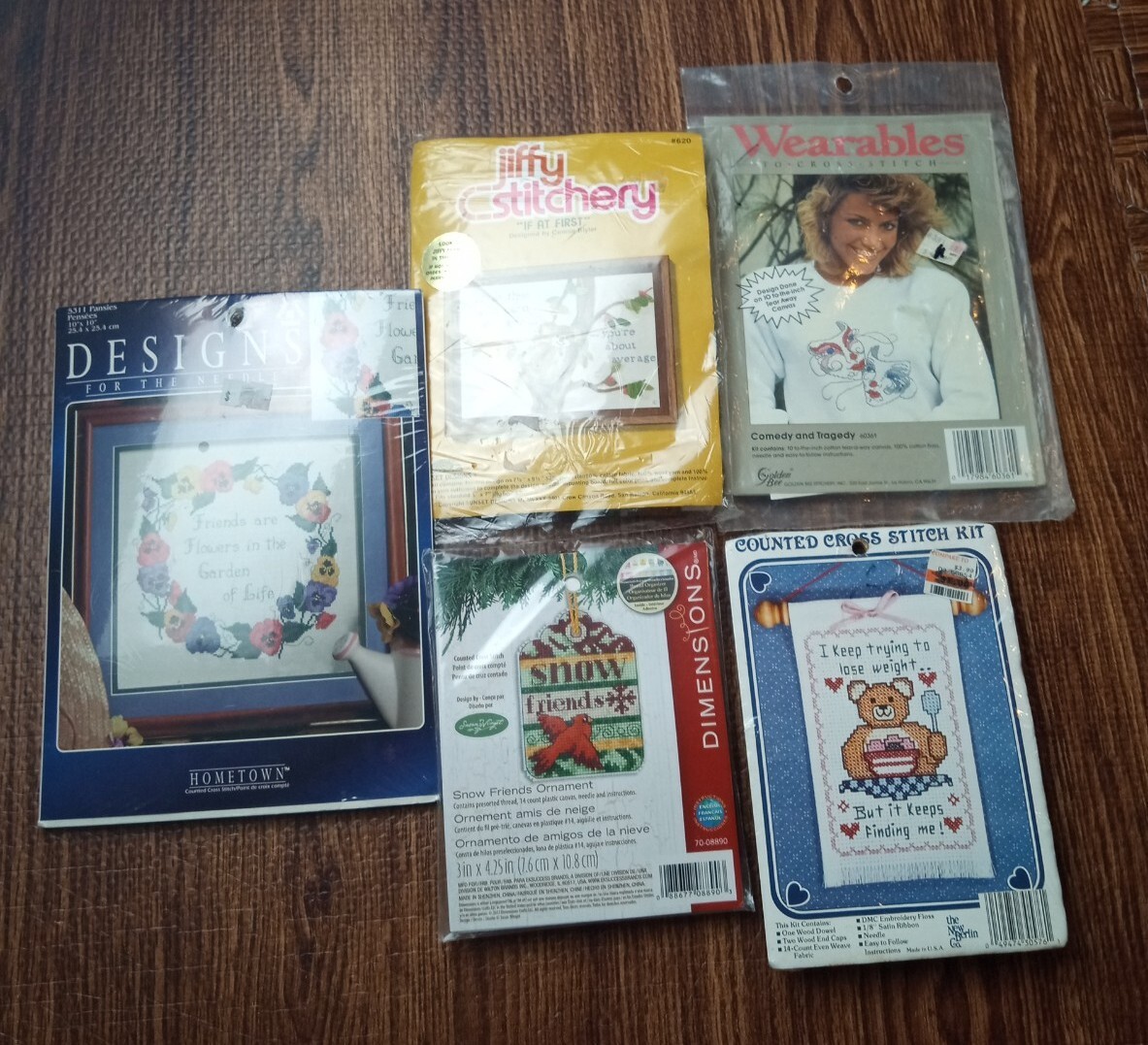 Counted Cross Stitch Bundle Sets of 5