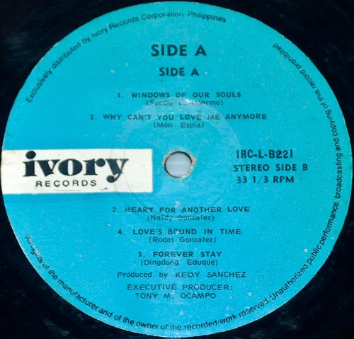 Philippines SIDE A BAND Self-Titled OPM LP Vinyl Record 1989 Original Pressing - Picture 5 of 6