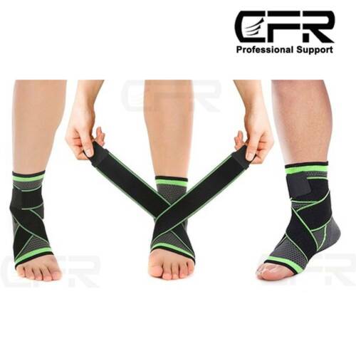 Adjustable Ankle Support Compression Strap Achilles Tendon Brace Sprain Sports - Picture 11 of 27