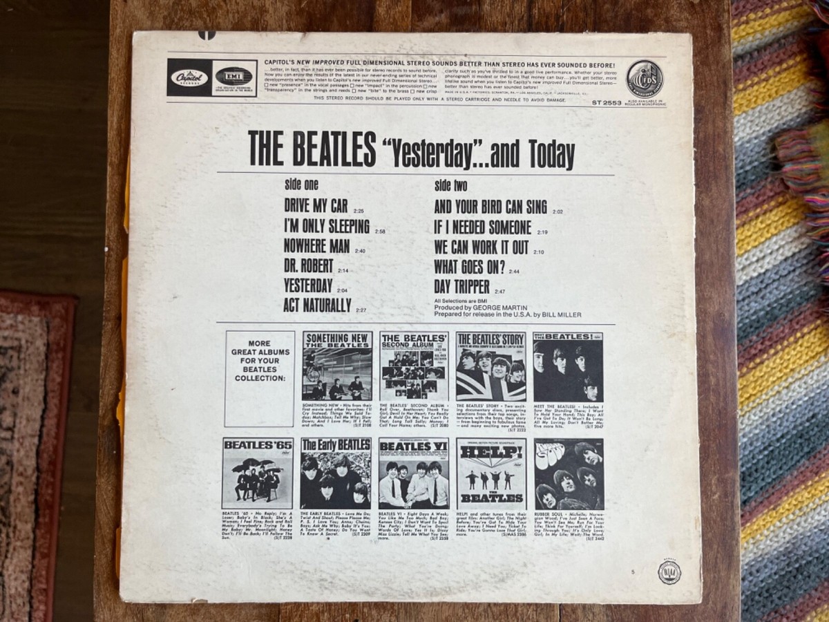 THE BEATLES Yesterday And Today LP STEREO BUTCHER COVER
