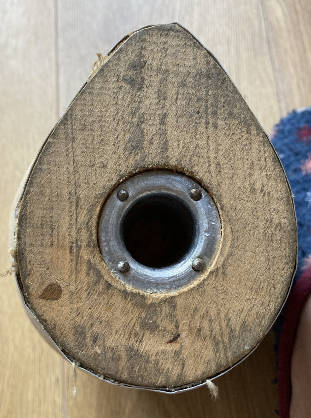 Vintage Millinery Canvas Cloth Mannequin Head Wig Hat Block, 20.75" approx. 6