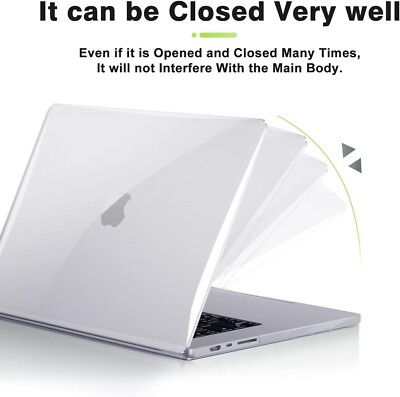Für Apple MacBook Air 11 13 Air/Pro 12 13'' Zoll CLEAR Hartschale Hülle Ultra Cover