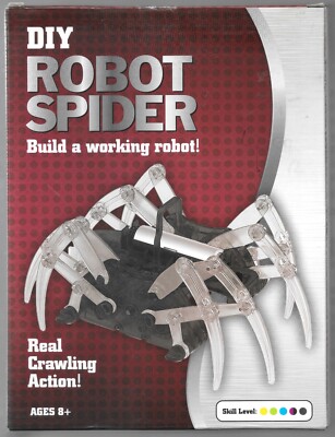 DIY Tech Kit Robot Spider Build a Working Real Crawling Action STEM  Science 8+y