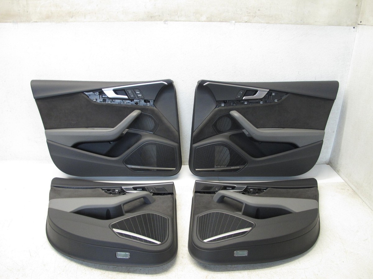 18-20 AUDI B9 S5 RS5 SPORTBACK FRONT REAR DOOR PANEL SET ALCANTARA