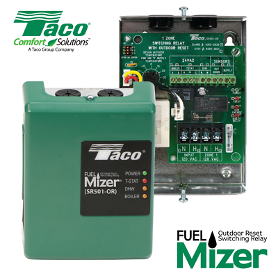 Taco FuelMizer SR501-OR-4 Switching Relay & Boiler Reset Control w