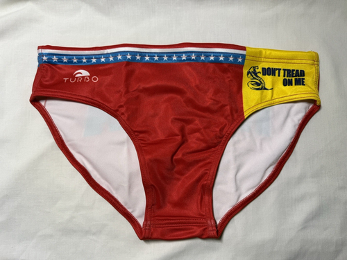 Mens Turbo Water Polo Speedo LG / 34 MAGA Swim Brief