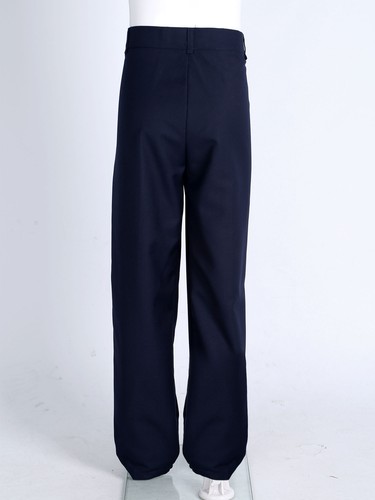 Boys School Trousers Straight-fit Elastic Waistband Pants for School Uniforms - 第 40/47 張圖片