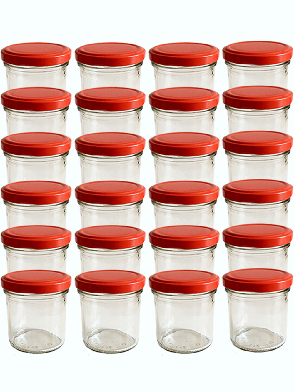 Sturzgläser 167 ml To66 Marmeladengläser Einmachgläser Einweckgläser Glas Rot