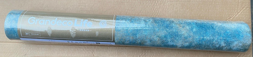 Grandeco Crushed Velvet Effect Luxury Teal Textured Glitter Vinyl Wallpaper - Picture 2 of 3