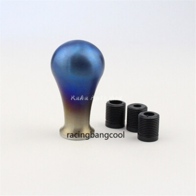 Titanium Blue Shift Knob No Speed Shifter Lever Knob For Manual Transmission Car