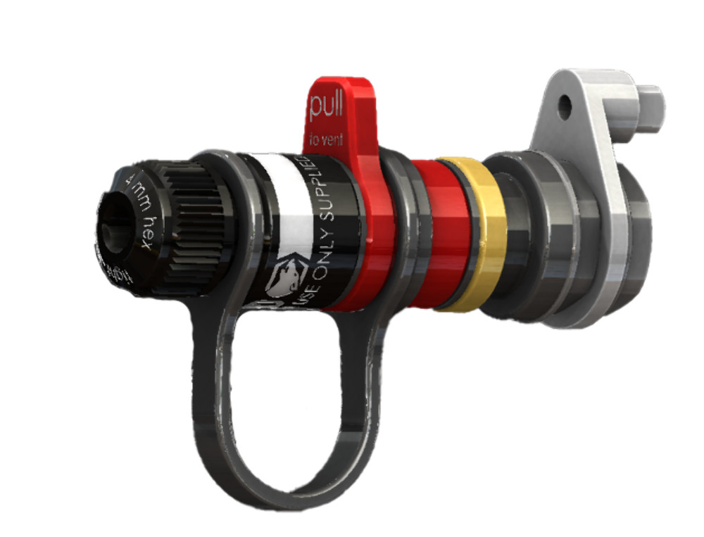 Apex Rapid Tire Deflator XL Valve Stems EZ Lever Tire Deflation RPV w/ TPMS