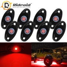 Red Led Rock Lights Underbody Light For Jeep Offroad Truck Atv Utv Suv 4x4 Car Red Led Rock Lights Underbody Light For Jeep Offroad Truck Atv Utv Suv 4x4 Car