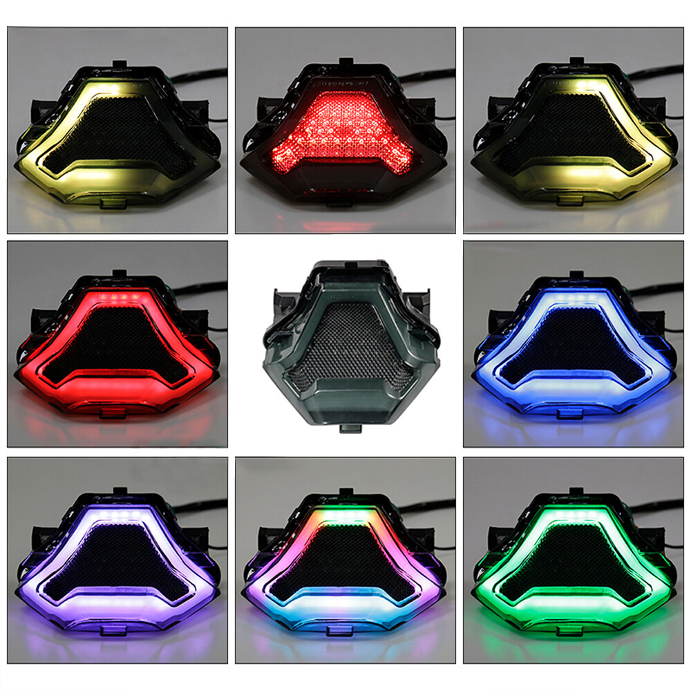 LED Integrated Tail Lights Multicolored Fit Yamaha YZF R15