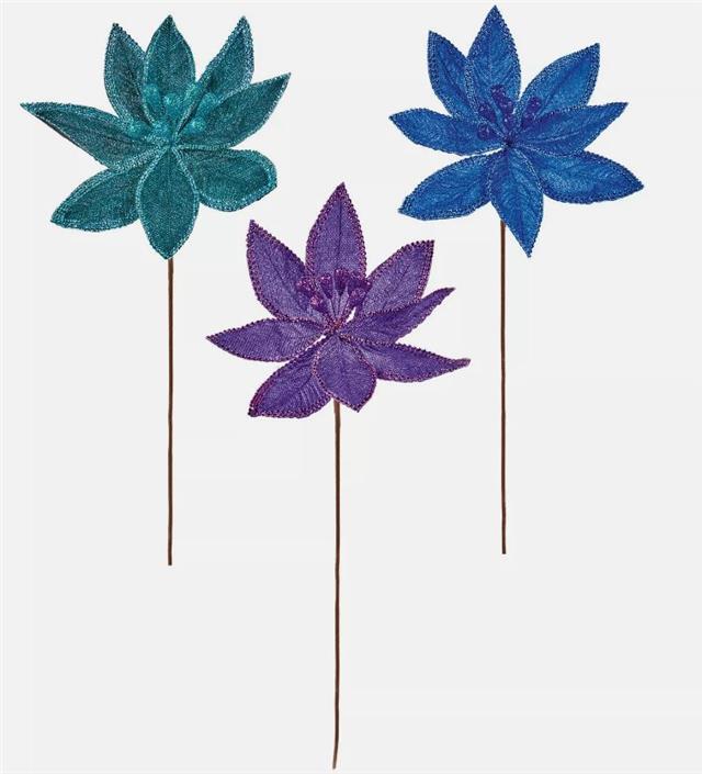 PREMIER 60CM MIXED POINSETTIA - ONLY PURPLE LEFT