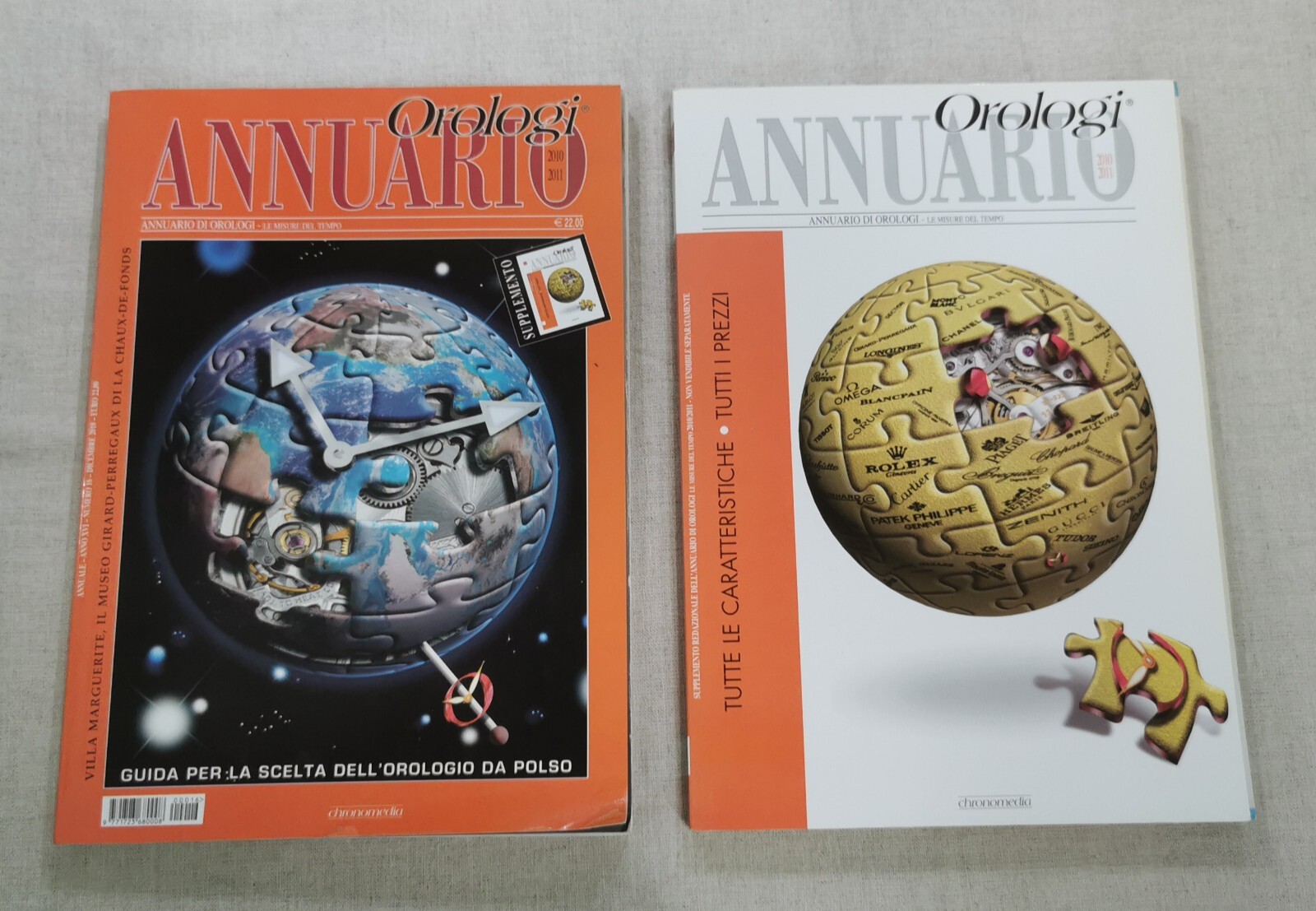 Chronomedia Editore Anuario De Orologi Medidas Del Tiempo Y Tablas 2010-2011