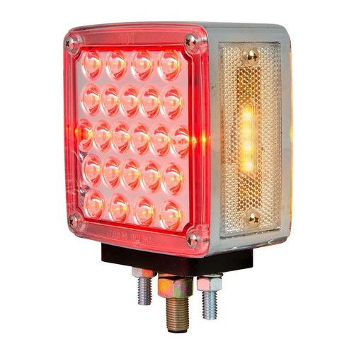 grand general led clear lens red/amber double turn signal light driver side 7762 - Picture 2 of 8